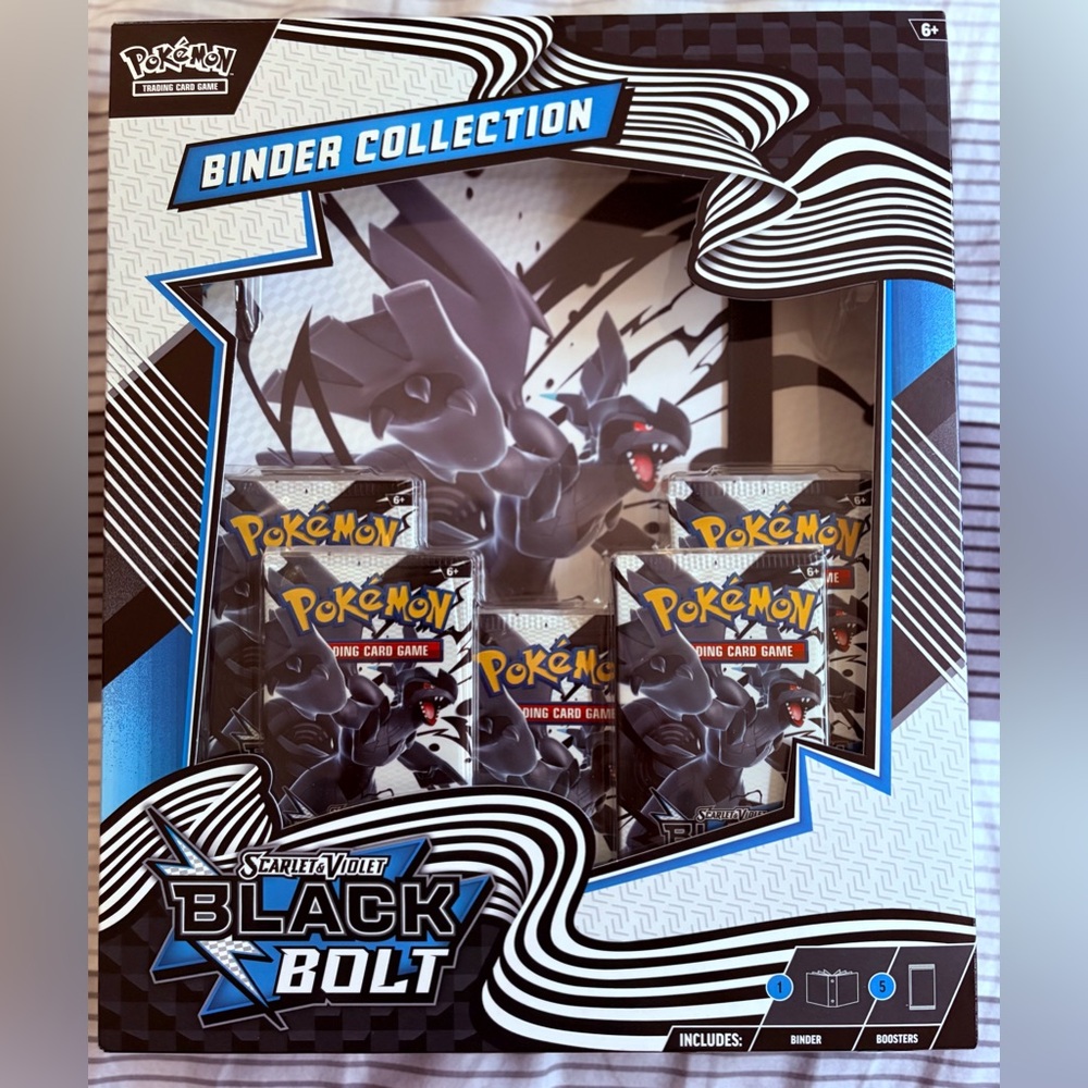 Pokemon Scarlet & Violet Black Bolt Binder Colection
